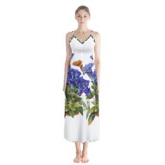 Button Up Chiffon Maxi Dress 