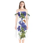 Vintage-blume-kunst-clipart-16307836606qy-removebg-preview Shoulder Tie Bardot Midi Dress