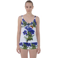 Tie Front Two Piece Tankini 