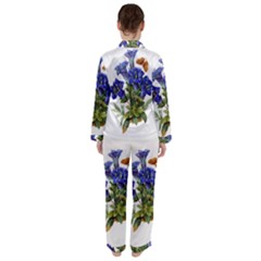 Women s Long Sleeve Satin Pajamas Set 