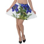 Vintage-blume-kunst-clipart-16307836606qy-removebg-preview Velvet Skater Skirt