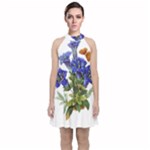 Vintage-blume-kunst-clipart-16307836606qy-removebg-preview Velvet Halter Neckline Dress 