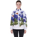 Vintage-blume-kunst-clipart-16307836606qy-removebg-preview Women s High Neck Windbreaker