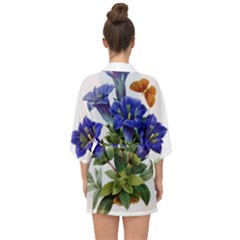 Half Sleeve Chiffon Kimono 