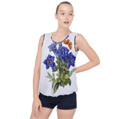 Bubble Hem Chiffon Tank Top 
