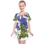 Vintage-blume-kunst-clipart-16307836606qy-removebg-preview Kids  Smock Dress