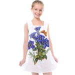 Vintage-blume-kunst-clipart-16307836606qy-removebg-preview Kids  Cross Back Dress