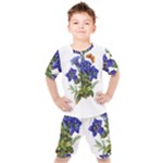 Vintage-blume-kunst-clipart-16307836606qy-removebg-preview Kids  Tee and Shorts Set
