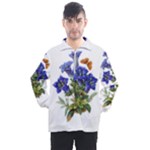 Vintage-blume-kunst-clipart-16307836606qy-removebg-preview Men s Half Zip Pullover