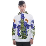 Vintage-blume-kunst-clipart-16307836606qy-removebg-preview Men s Front Pocket Pullover Windbreaker