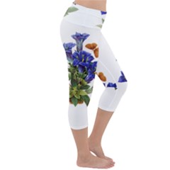 Lightweight Velour Capri Yoga Leggings 