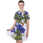 Vintage-blume-kunst-clipart-16307836606qy-removebg-preview Short Sleeve Shoulder Cut Out Dress 