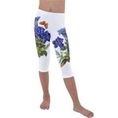 Kids  Lightweight Velour Capri Leggings  