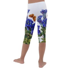 Kids  Lightweight Velour Capri Leggings  