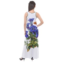 Sleeveless Velour Maxi Dress 