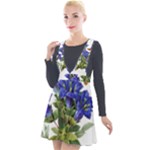 Vintage-blume-kunst-clipart-16307836606qy-removebg-preview Plunge Pinafore Velour Dress