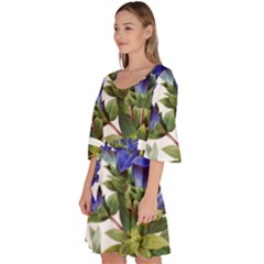 Velour Kimono Dress 