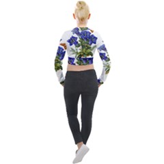 Long Sleeve Cropped Velvet Jacket 