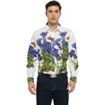 Vintage-blume-kunst-clipart-16307836606qy-removebg-preview Men s Long Sleeve Pocket Shirt 