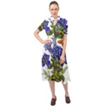 Vintage-blume-kunst-clipart-16307836606qy-removebg-preview Keyhole Neckline Chiffon Dress