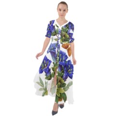 Waist Tie Boho Maxi Dress 