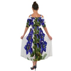 Shoulder Straps Boho Maxi Dress  