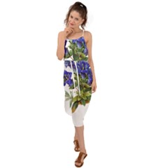Waist Tie Cover Up Chiffon Dress 