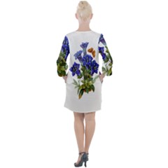 Open Neck Shift Dress 