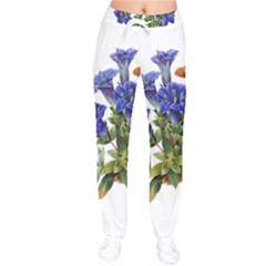 Women Velvet Drawstring Pants 