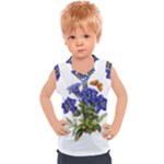 Vintage-blume-kunst-clipart-16307836606qy-removebg-preview Kids  Sport Tank Top