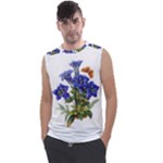 Vintage-blume-kunst-clipart-16307836606qy-removebg-preview Men s Regular Tank Top