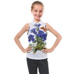 Vintage-blume-kunst-clipart-16307836606qy-removebg-preview Kids  Sleeveless Polo Tee