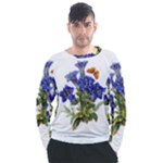 Vintage-blume-kunst-clipart-16307836606qy-removebg-preview Men s Long Sleeve Raglan Tee