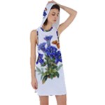 Vintage-blume-kunst-clipart-16307836606qy-removebg-preview Racer Back Hoodie Dress