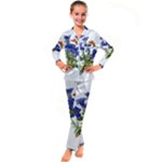 Vintage-blume-kunst-clipart-16307836606qy-removebg-preview Kid s Satin Long Sleeve Pajamas Set