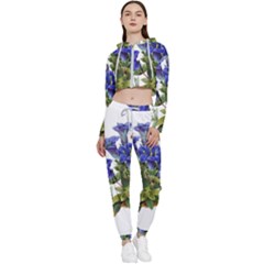 Cropped Zip Up Lounge Set 