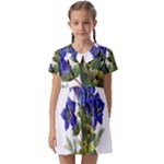 Vintage-blume-kunst-clipart-16307836606qy-removebg-preview Kids  Asymmetric Collar Dress
