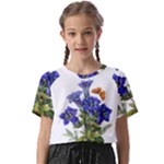 Vintage-blume-kunst-clipart-16307836606qy-removebg-preview Kids  Basic Tee