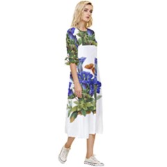 Double Cuff Midi Dress 