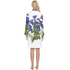 Long Sleeve Velvet Robe 