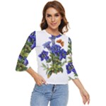 Vintage-blume-kunst-clipart-16307836606qy-removebg-preview Bell Sleeve Top