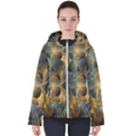 beautiful-fractal-1309767713KZe Women s Hooded Puffer Jacket