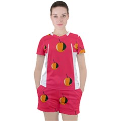 Women s Mesh T-Shirt and Shorts Set 