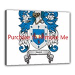 Smith (scotland) Coa With Motto-1 Canvas 20  x 16  (Stretched)