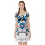 Smith (scotland) Coa With Motto-1 Short Sleeve Skater Dress