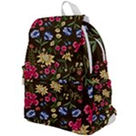 Flower wallpaper Top Flap Backpack
