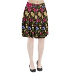 Flower wallpaper Pleated Skirt