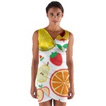 Flat fruits Wrap Front Bodycon Dress