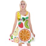 Flat fruits Reversible Velvet Sleeveless Dress