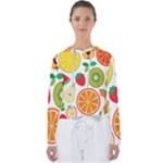 Flat fruits Women s Slouchy Sweat